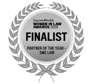 Lawyers Weekly Women in Law Awards 2025 finalist, Partner of the Year (SME Law)